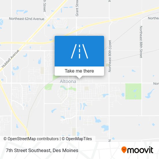 7th Street Southeast map