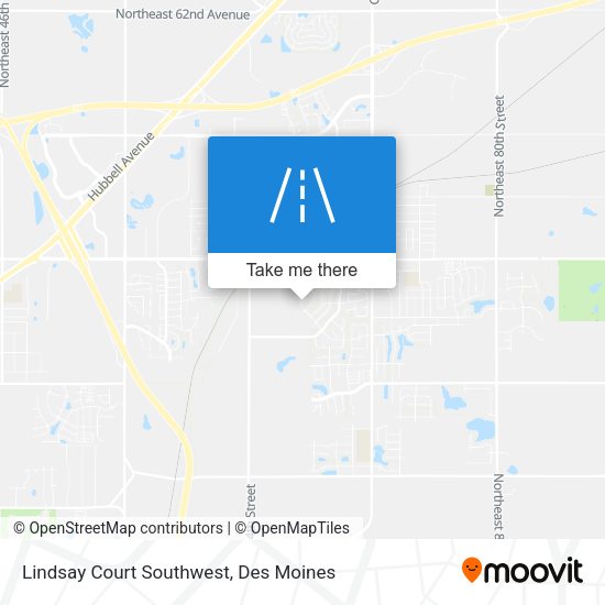 Mapa de Lindsay Court Southwest