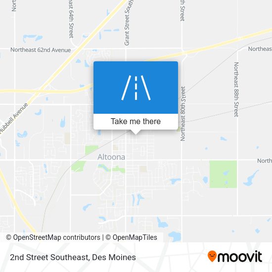 Mapa de 2nd Street Southeast