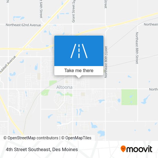 4th Street Southeast map