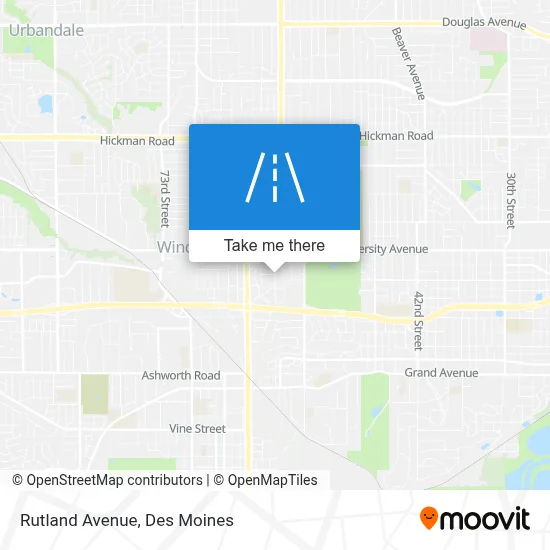 Rutland Avenue map