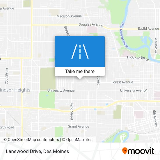 Lanewood Drive map