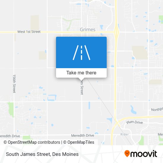 South James Street map
