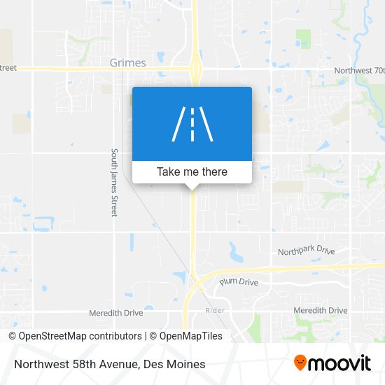 Northwest 58th Avenue map