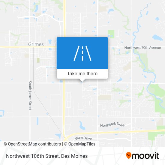 Northwest 106th Street map