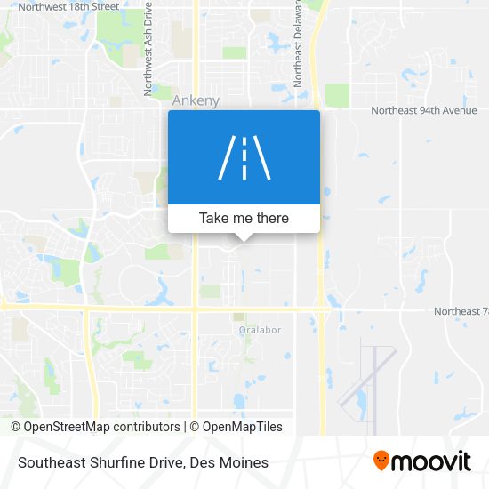 Southeast Shurfine Drive map