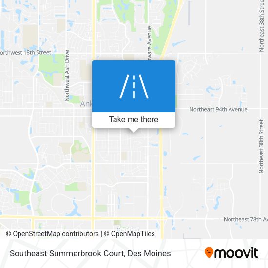 Southeast Summerbrook Court map