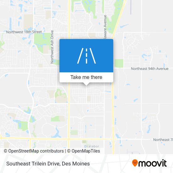Mapa de Southeast Trilein Drive