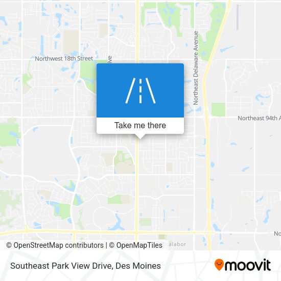 Southeast Park View Drive map