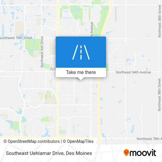 Southeast Uehlamar Drive map