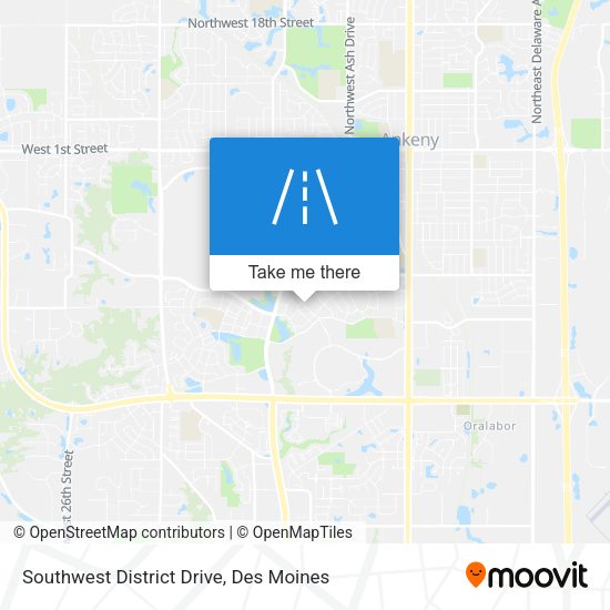 Southwest District Drive map