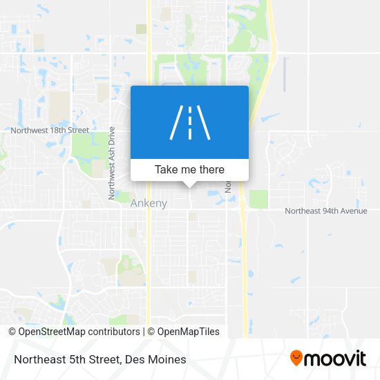 Mapa de Northeast 5th Street