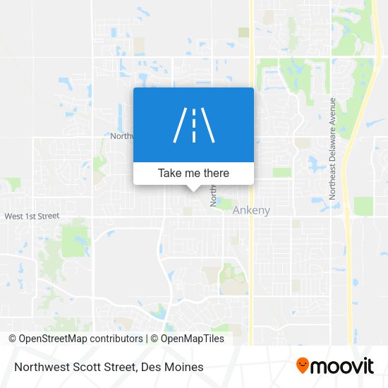 Mapa de Northwest Scott Street