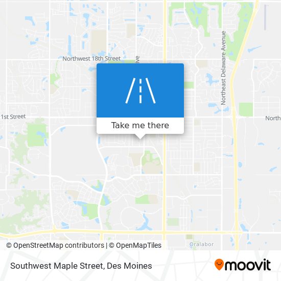 Mapa de Southwest Maple Street