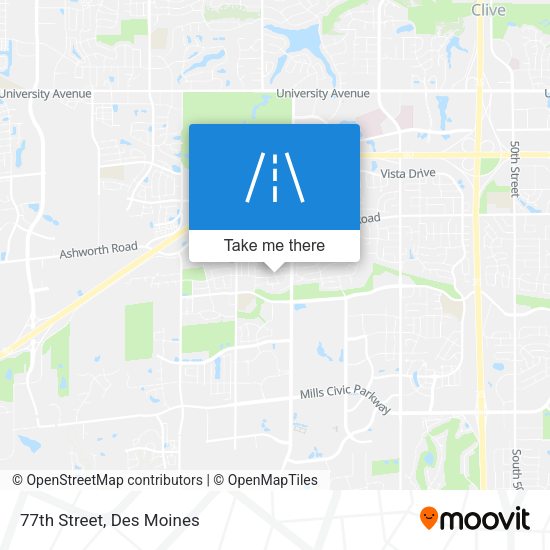 Mapa de 77th Street