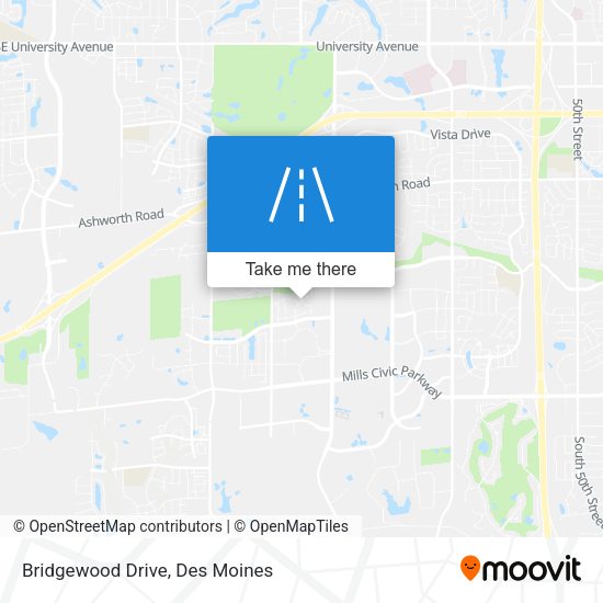 Mapa de Bridgewood Drive