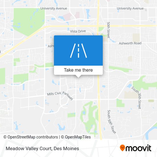 Mapa de Meadow Valley Court