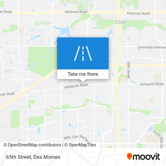 Mapa de 65th Street