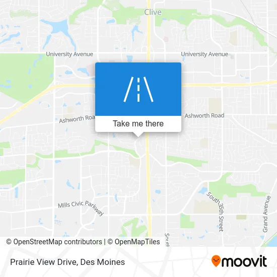 Prairie View Drive map