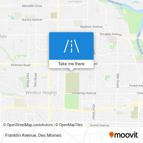 Mapa de Franklin Avenue