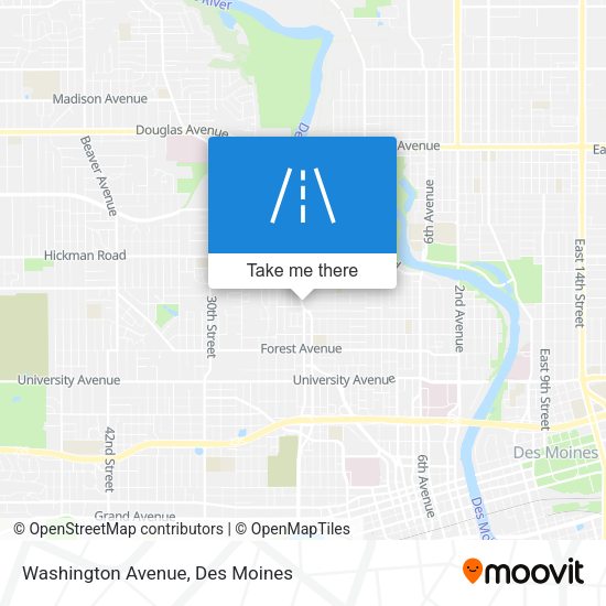 Mapa de Washington Avenue