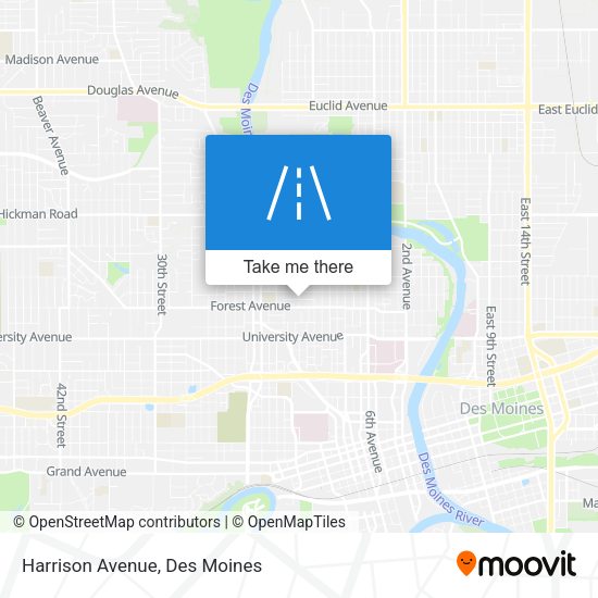 Mapa de Harrison Avenue