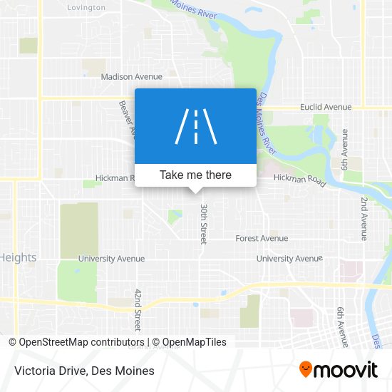 Mapa de Victoria Drive