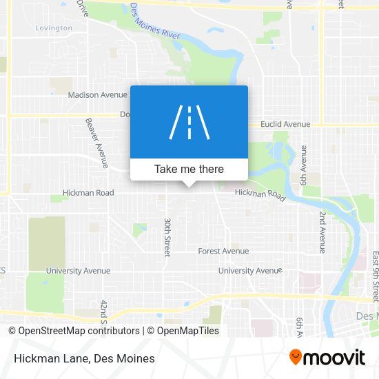 Mapa de Hickman Lane