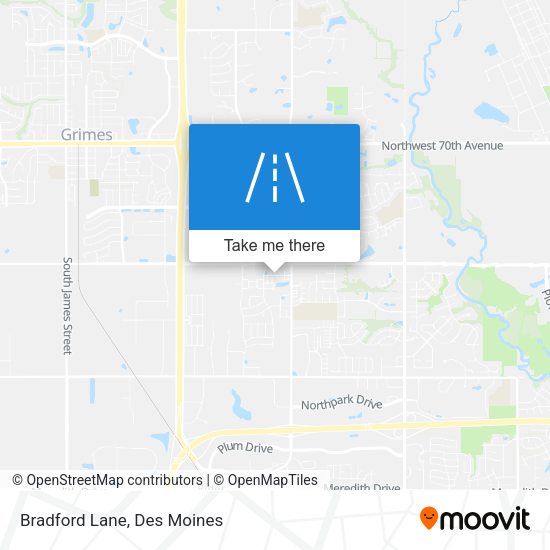 Mapa de Bradford Lane