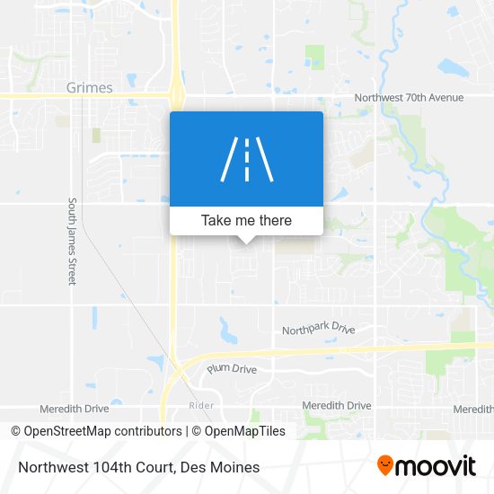 Northwest 104th Court map