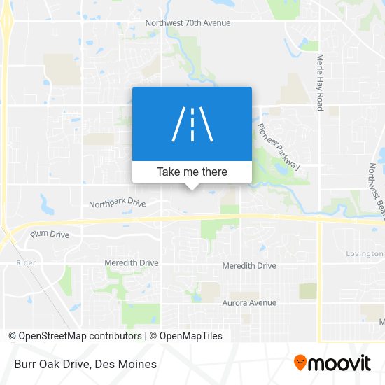 Mapa de Burr Oak Drive