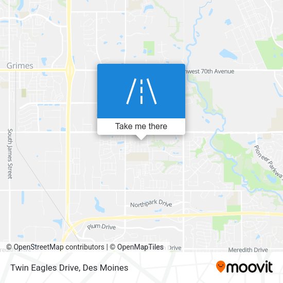Twin Eagles Drive map