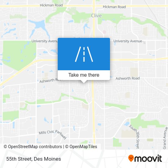 Mapa de 55th Street