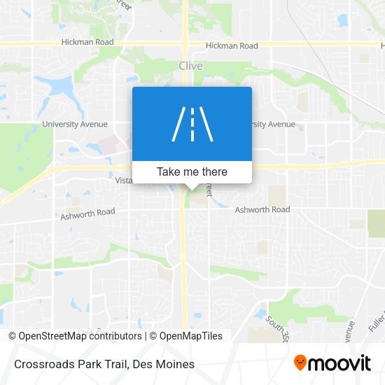 Crossroads Park Trail map