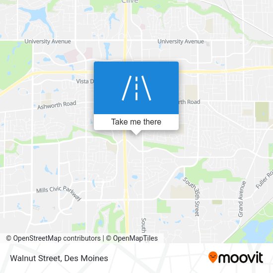 Mapa de Walnut Street