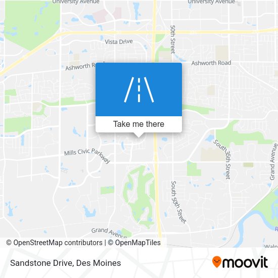 Sandstone Drive map