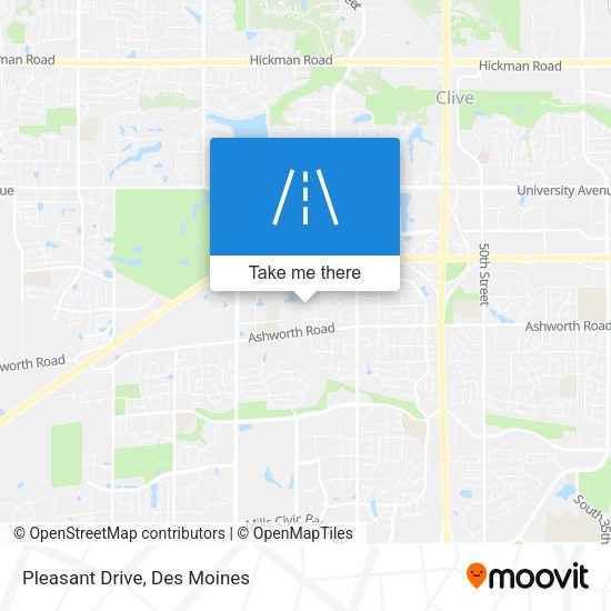 Pleasant Drive map