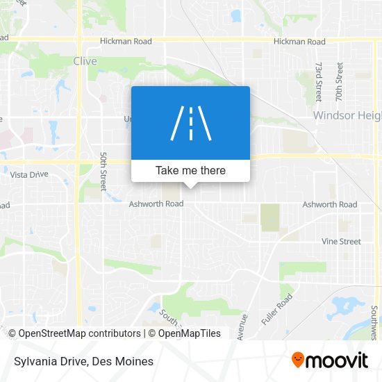 Mapa de Sylvania Drive