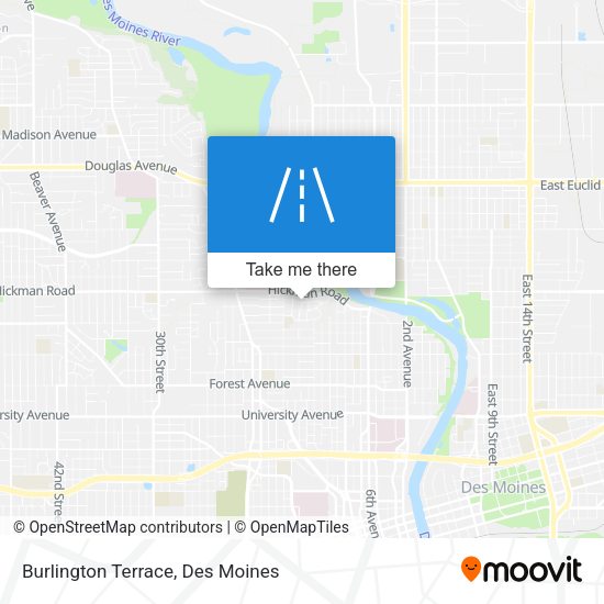 Burlington Terrace map