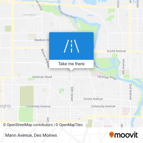 Mapa de Mann Avenue