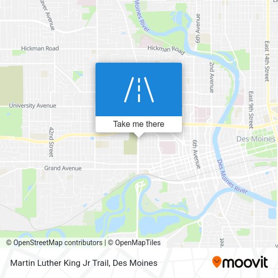 Martin Luther King Jr Trail map