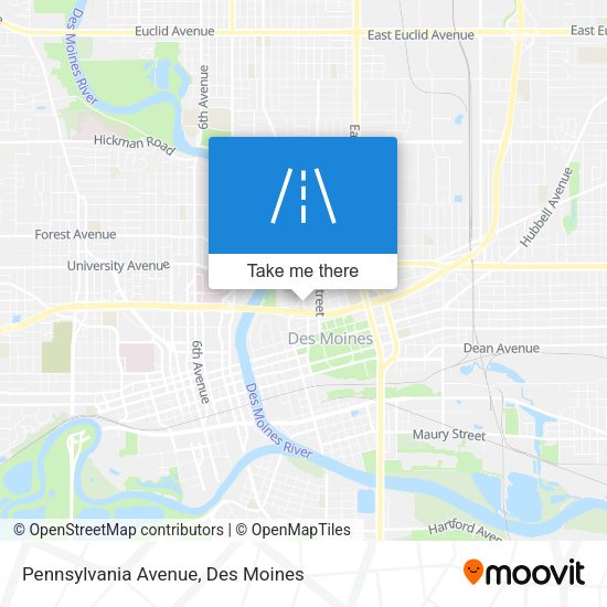Pennsylvania Avenue map