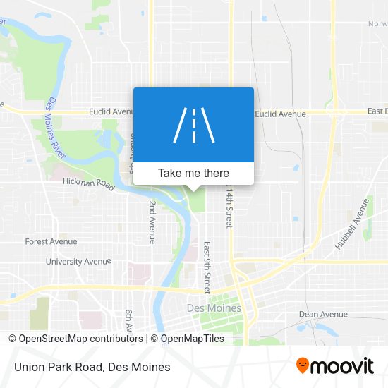 Union Park Road map