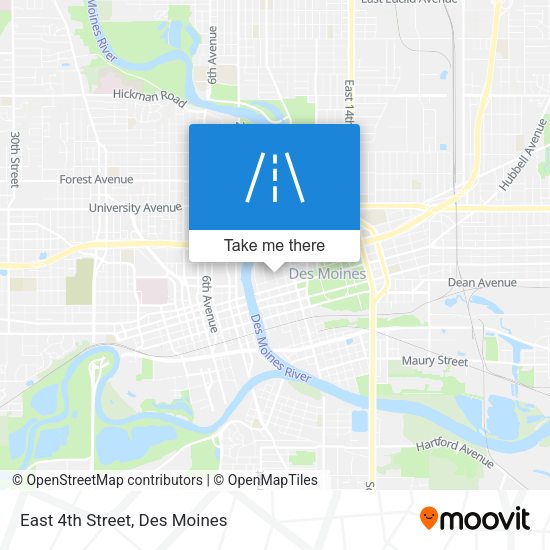 Mapa de East 4th Street