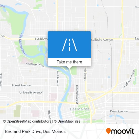 Mapa de Birdland Park Drive