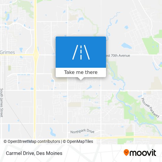 Carmel Drive map