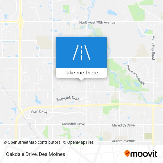 Oakdale Drive map