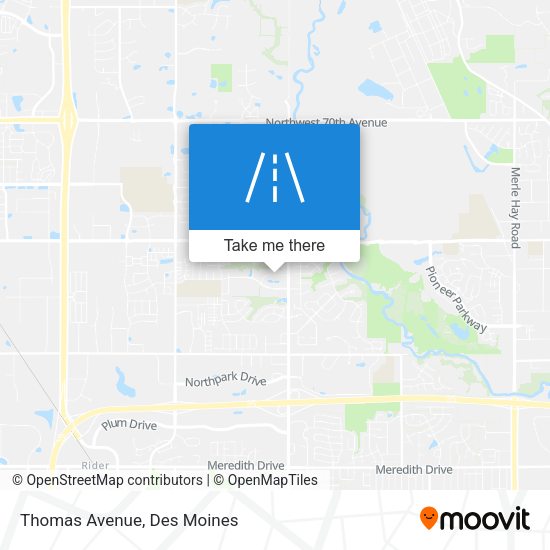 Mapa de Thomas Avenue