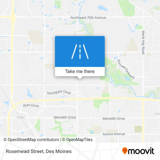 Rosemead Street map