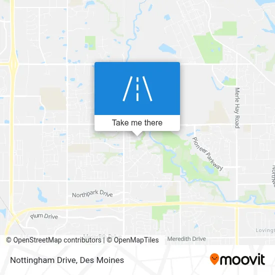 Nottingham Drive map